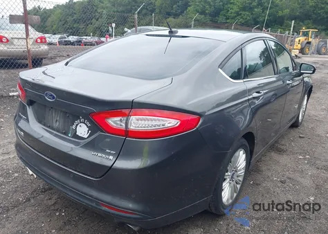 2016 Ford Fusion Hybrid Se from USA, damaged, VIN 3FA6P0LU1GR368465